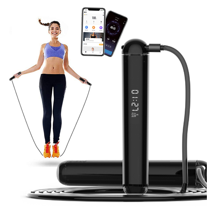 Smart Jump Rope con logo APP Custom Digital Jump Rope Fitness Velocità Conteggio calorie