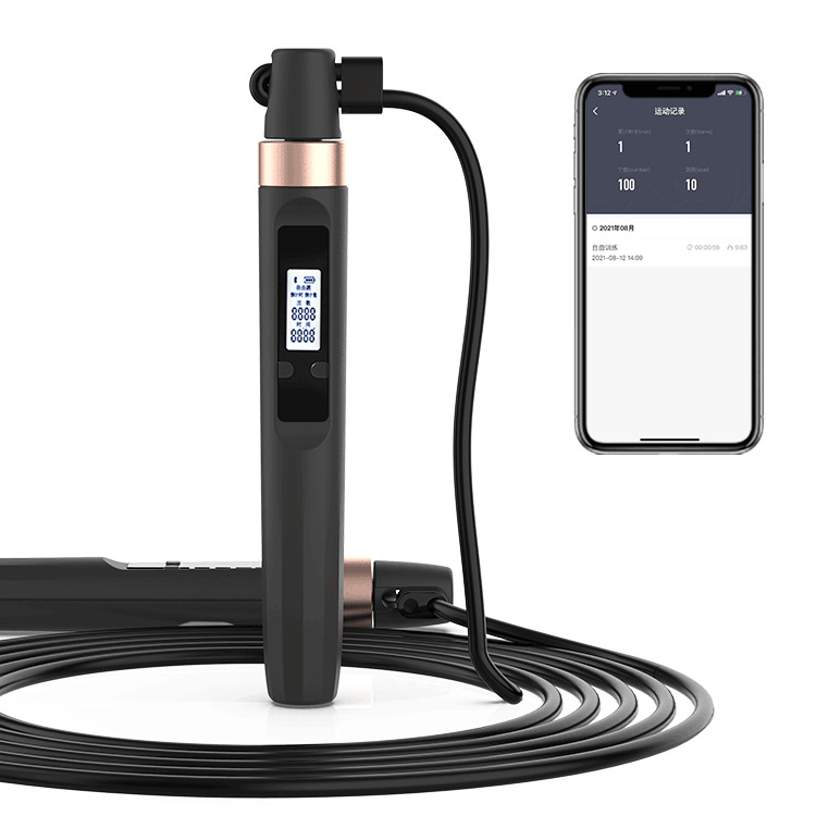 Regolabile caricato filo d'acciaio di supporto salto corda Smart Sport Home Fitness Counter