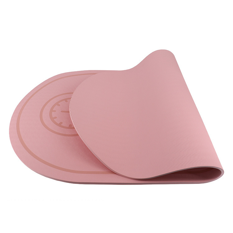 Urich EG0195 TPE Quadrato Salto Pad Rosa impermeabile / Eco Friendly Yoga Salto corda Mat