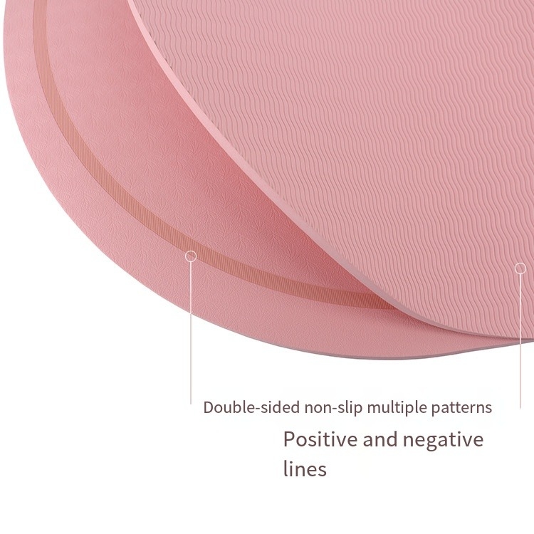 Urich EG0195 TPE Quadrato Salto Pad Rosa impermeabile / Eco Friendly Yoga Salto corda Mat