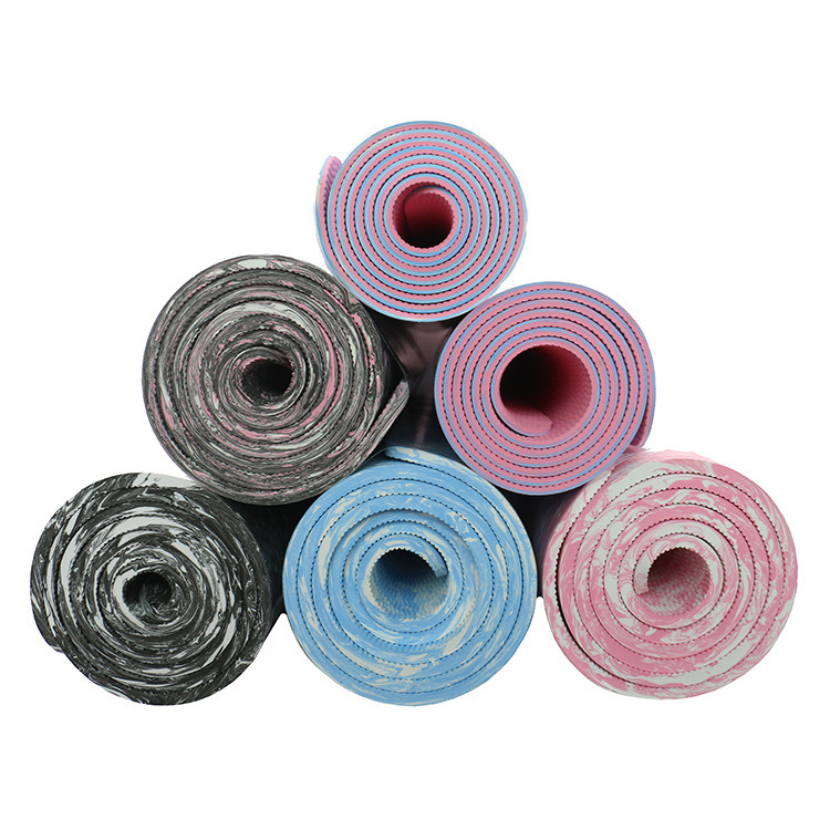 Logo personalizzato TPE Yoga e Pilates Mat di Urich Modello EG0146 colore rosa 173cm Lunghezza