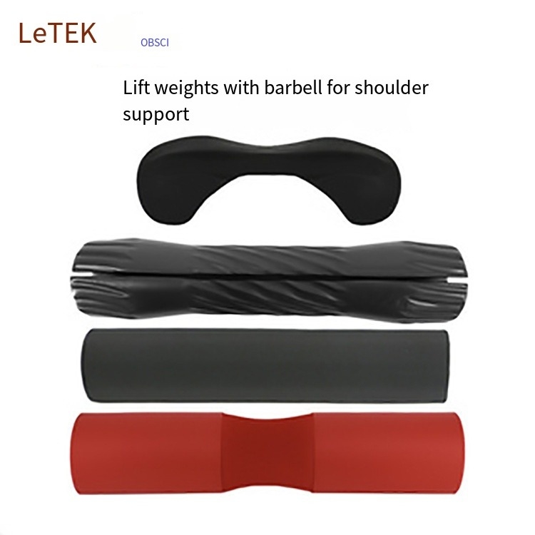 Barbell pad per squat, lunghezza e spinta dell'anca Spugna di schiuma fornisce supporto al collo e alle spalle