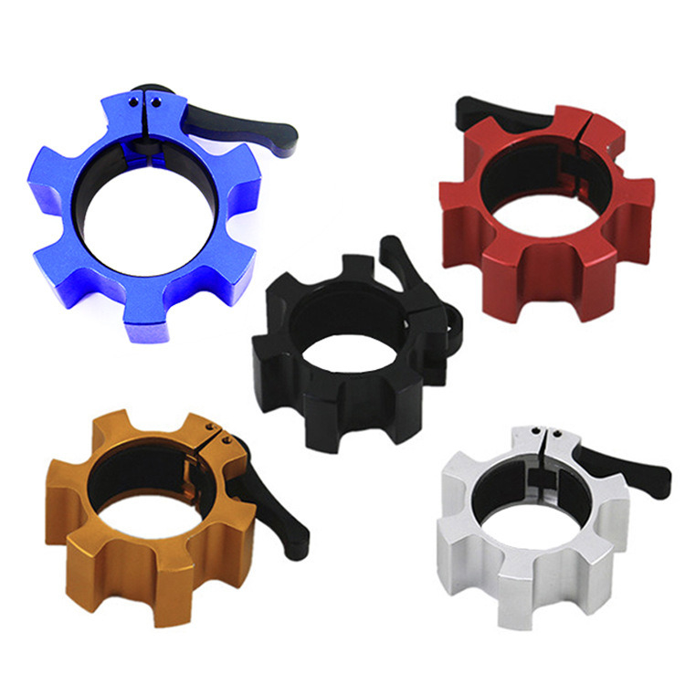 Colletti di barbell di nylon protettore TPE EG0004-9 Unisex bodybuilding fitness accetta personalizzazione OEM