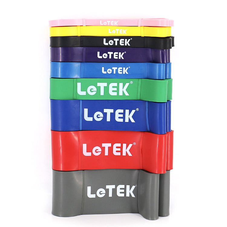 Banda personalizzata Elastic Fitness Strength Training Tension Band con Staples Workout Resistance Bands