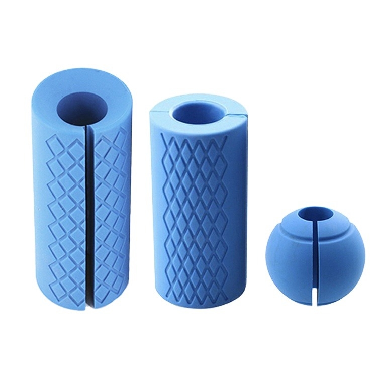 Appoggio per manubrio in schiuma in rilievo per allenamento di forza con appoggio per manubrio in gel di silice antiscivolo