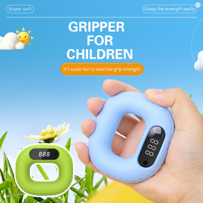 Grippo fitness multifunzionale allenamento Finger Strength Grip Wrist Strength Anello di conteggio elettronico ricaricabile