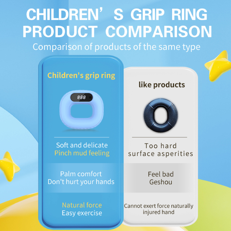 Grippo fitness multifunzionale allenamento Finger Strength Grip Wrist Strength Anello di conteggio elettronico ricaricabile