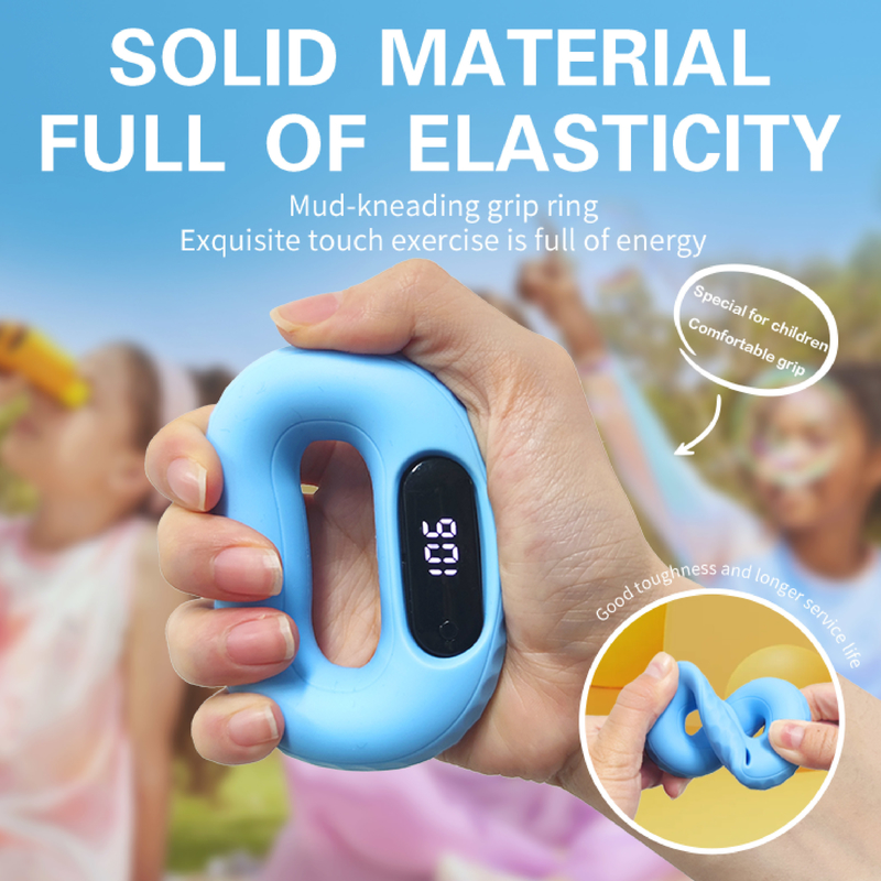 Grippo fitness multifunzionale allenamento Finger Strength Grip Wrist Strength Anello di conteggio elettronico ricaricabile