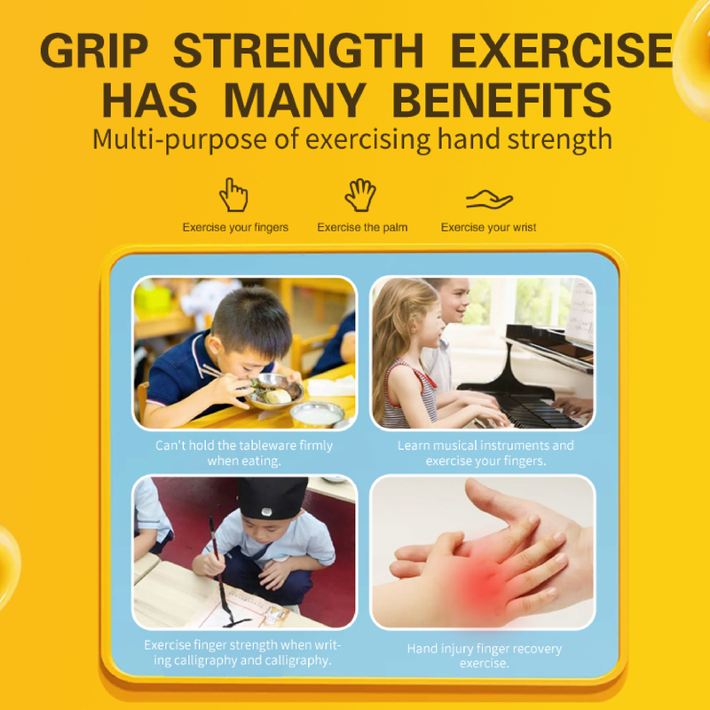 Grippo fitness multifunzionale allenamento Finger Strength Grip Wrist Strength Anello di conteggio elettronico ricaricabile
