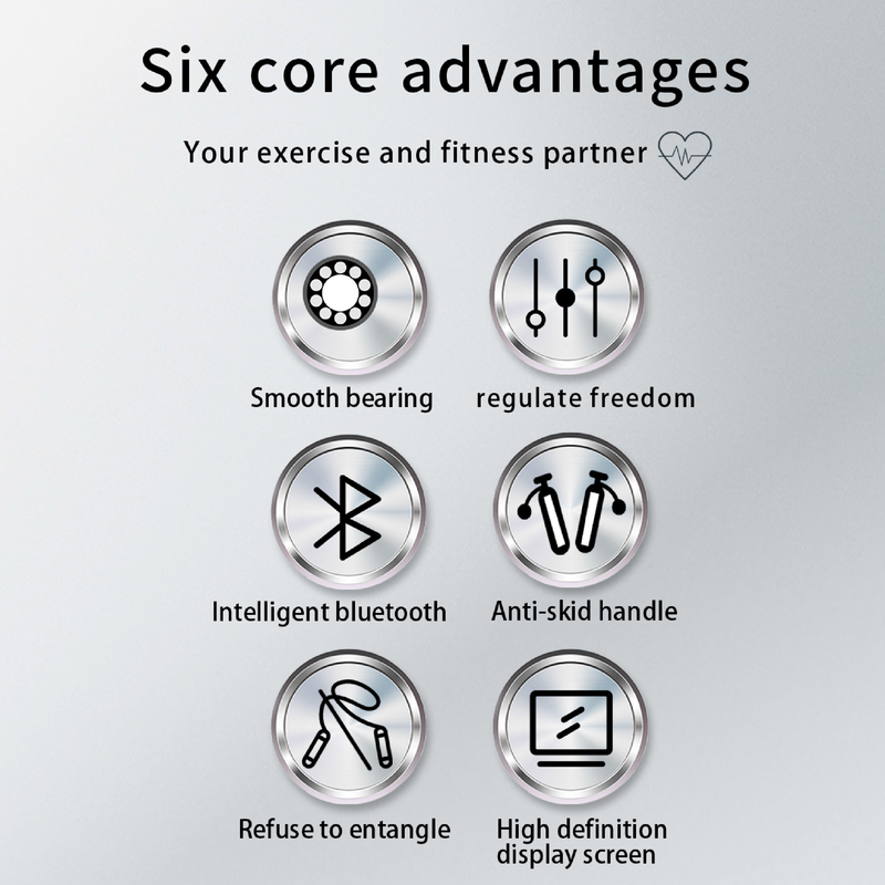 Smart Bluetooth APP Conteggio Salto in corda Famiglia Conteggio accurato Allenamento Bruciare i grassi per perdere peso