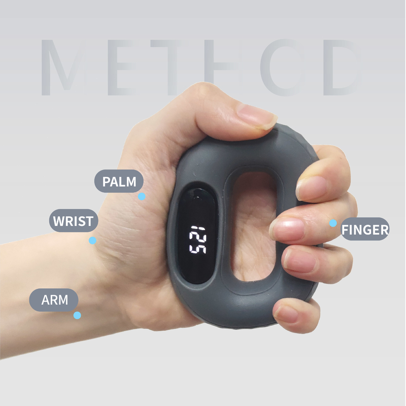 Anello di forza di presa in silicone Rehabilitation del dito allenamento pneumatico a mano Apparecchi di forza di presa Uomini e donne Fortezza dell'avambraccio